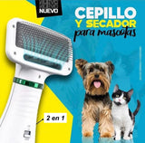 Cepillo Secador 2 en 1 para mascota