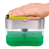 Dispensador de Lava Vajilla 2 en 1 + Esponja