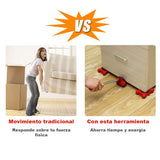 Juego de ruedas para muebles